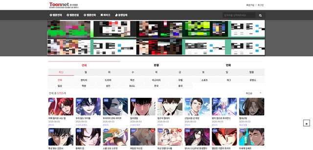 툰넷 접속불가