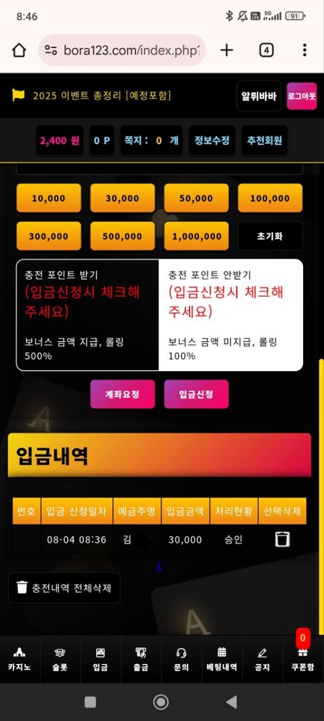 보라카지노 먹튀