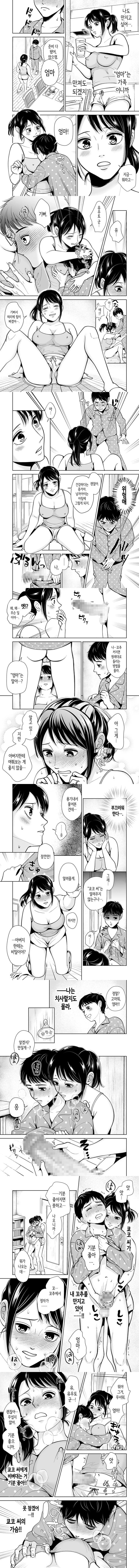 아버지에게 비밀로 새 엄마와 사이좋게 지내는 이야기