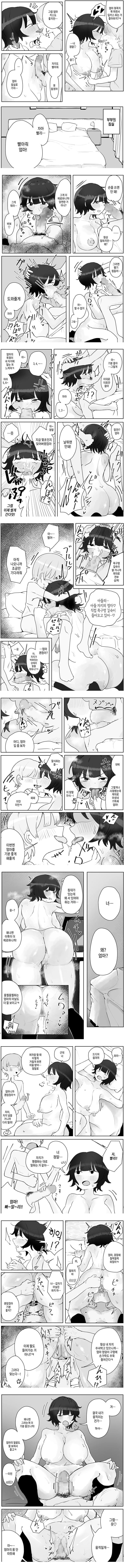 아들의 거근에 유혹되어 매일 땀범벅 ㅅㅅ해 버리는 엄마의 이야기 2