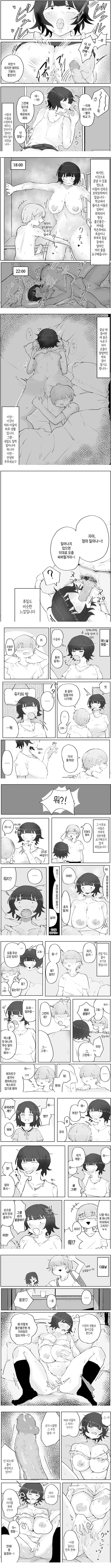 아들의 거근에 유혹되어 매일 땀범벅 ㅅㅅ해 버리는 엄마의 이야기 3