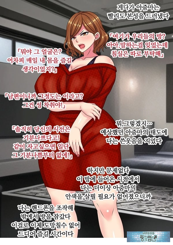 ㅈ집으로 쓰는걸 전제로 노처녀 히스테리 아줌마랑 결혼한 결과