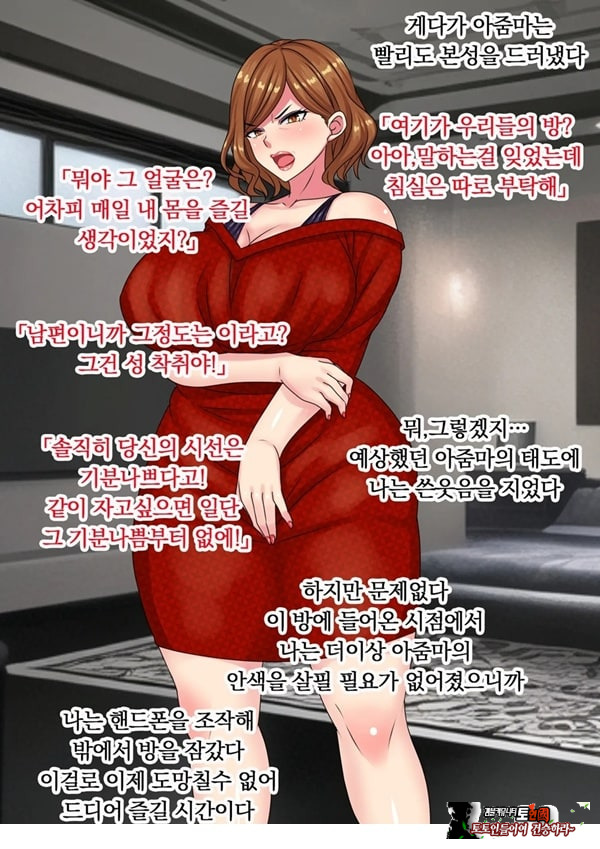 ㅈ집으로 쓰는걸 전제로 노처녀 히스테리 아줌마랑 결혼한 결과