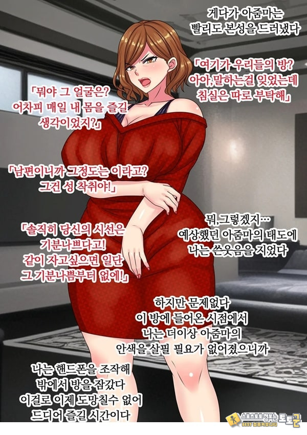 ㅈ집으로 쓰는걸 전제로 노처녀 히스테리 아줌마랑 결혼한 결과