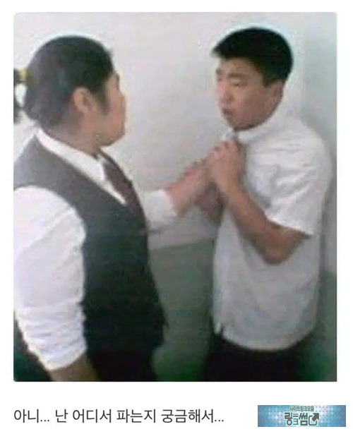 던진 놈 나와