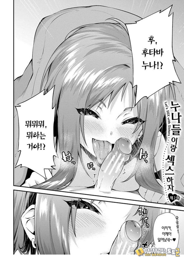 누나들이랑 ㅅㅅ하자 제2화