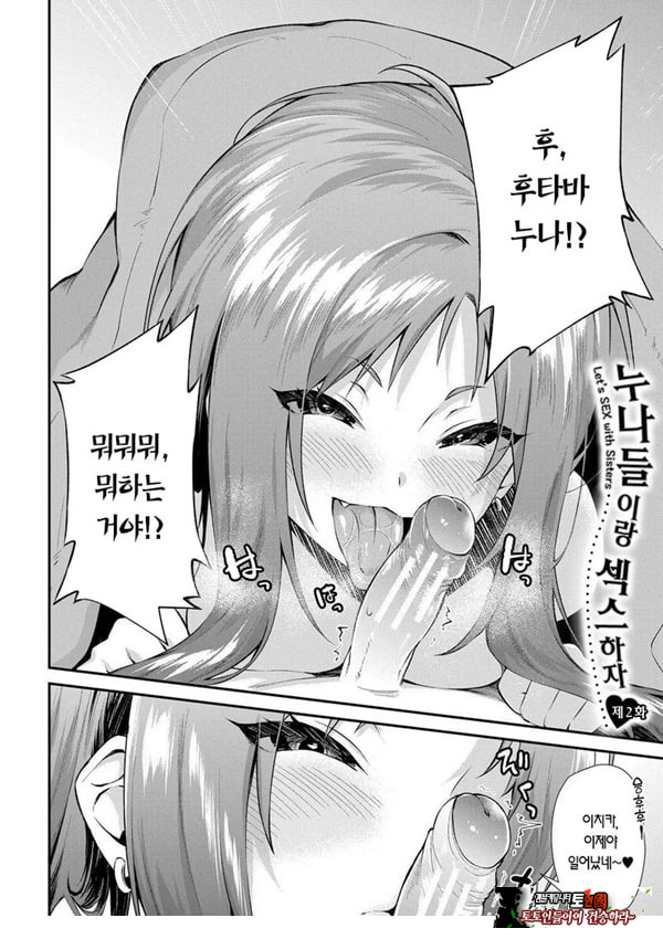 누나들이랑 ㅅㅅ하자 제2화