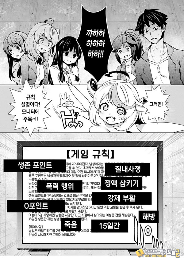 신님의 게임 -감금된 6명의 남녀- 제1화