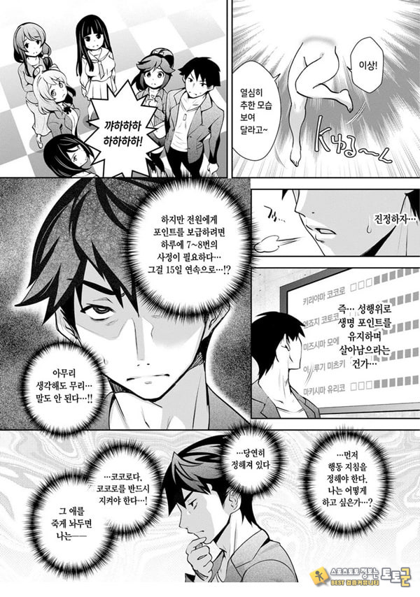 신님의 게임 -감금된 6명의 남녀- 제1화