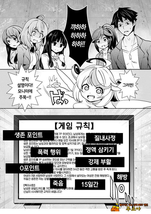 신님의 게임 -감금된 6명의 남녀- 제1화 신님의 게임 -감금된 6명의 남녀- 제1화