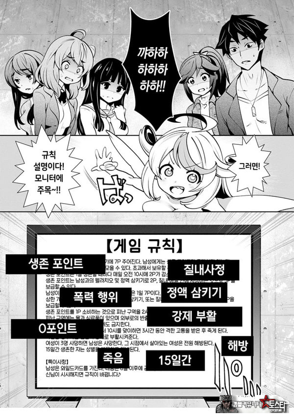신님의 게임 -감금된 6명의 남녀- 제1화