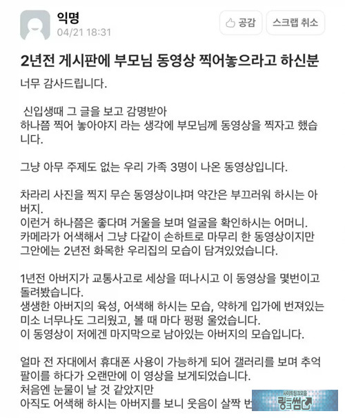 인생의 꿀팁