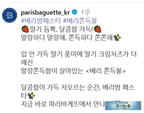 파리바게트 신상