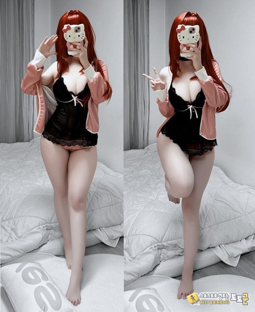 코스모델 몸매좋네요