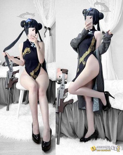 코스모델 몸매좋네요