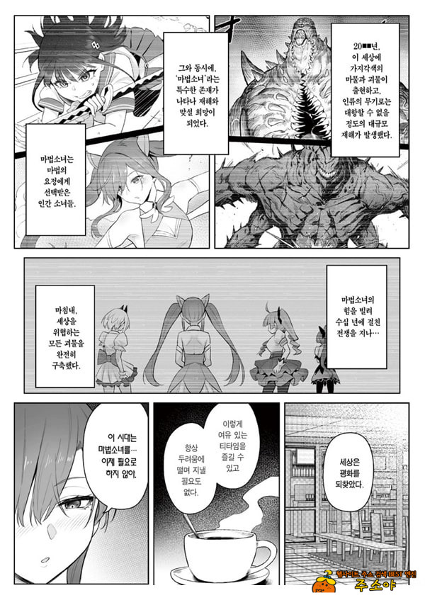 전직 마법소녀의 업무편 청 전일담