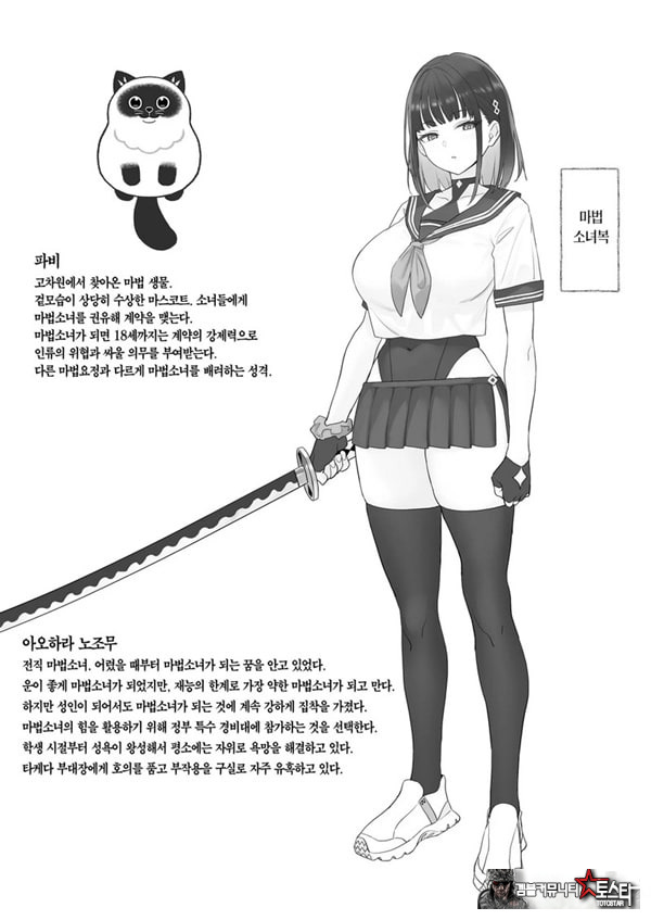 전직 마법소녀의 업무편 청