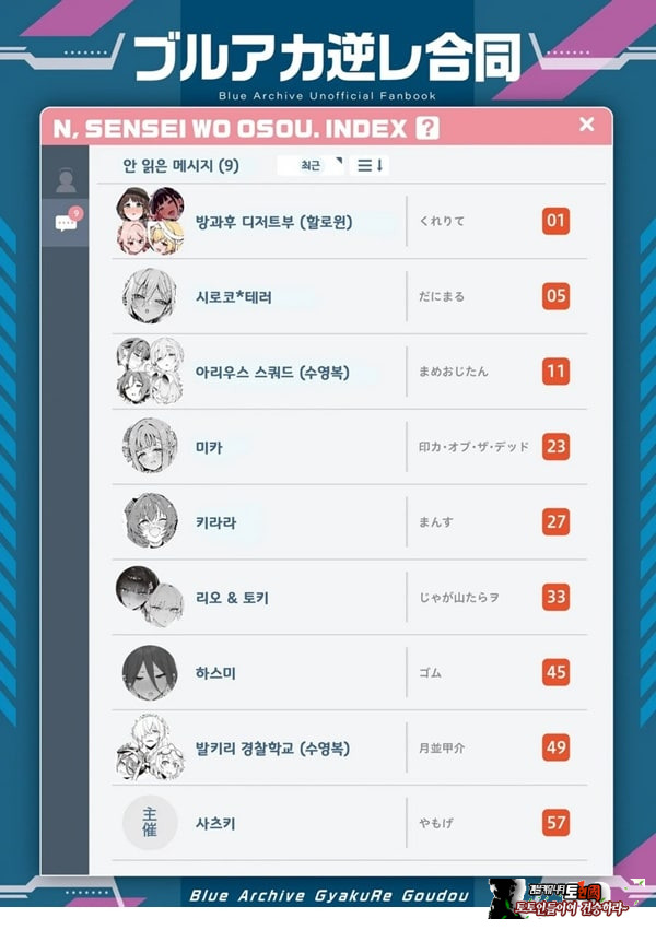 블루아카이브 합동지 「응, 선생님을 습격한다.」