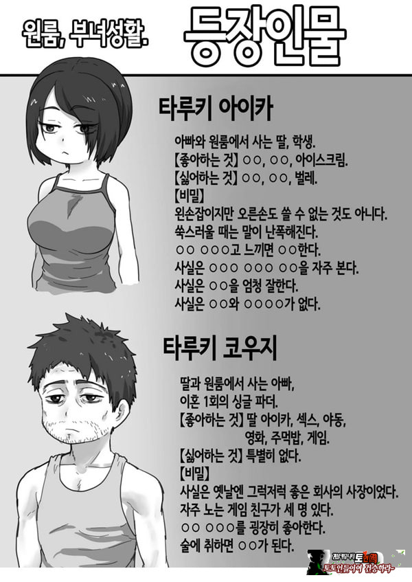 원룸, 부녀성활