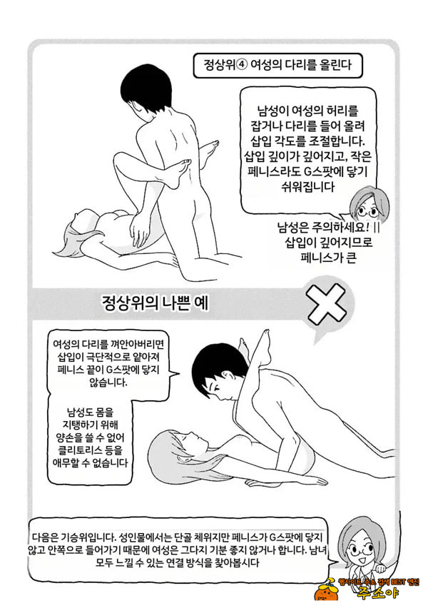 코믹판 여성 의사가 알려주는 정말 기분 좋은 섹ㅅ 1 - 4