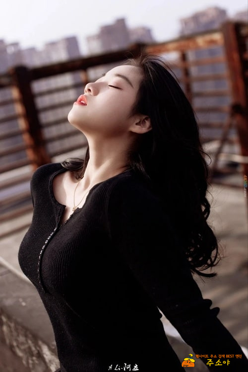 보이는듯한 중국모델